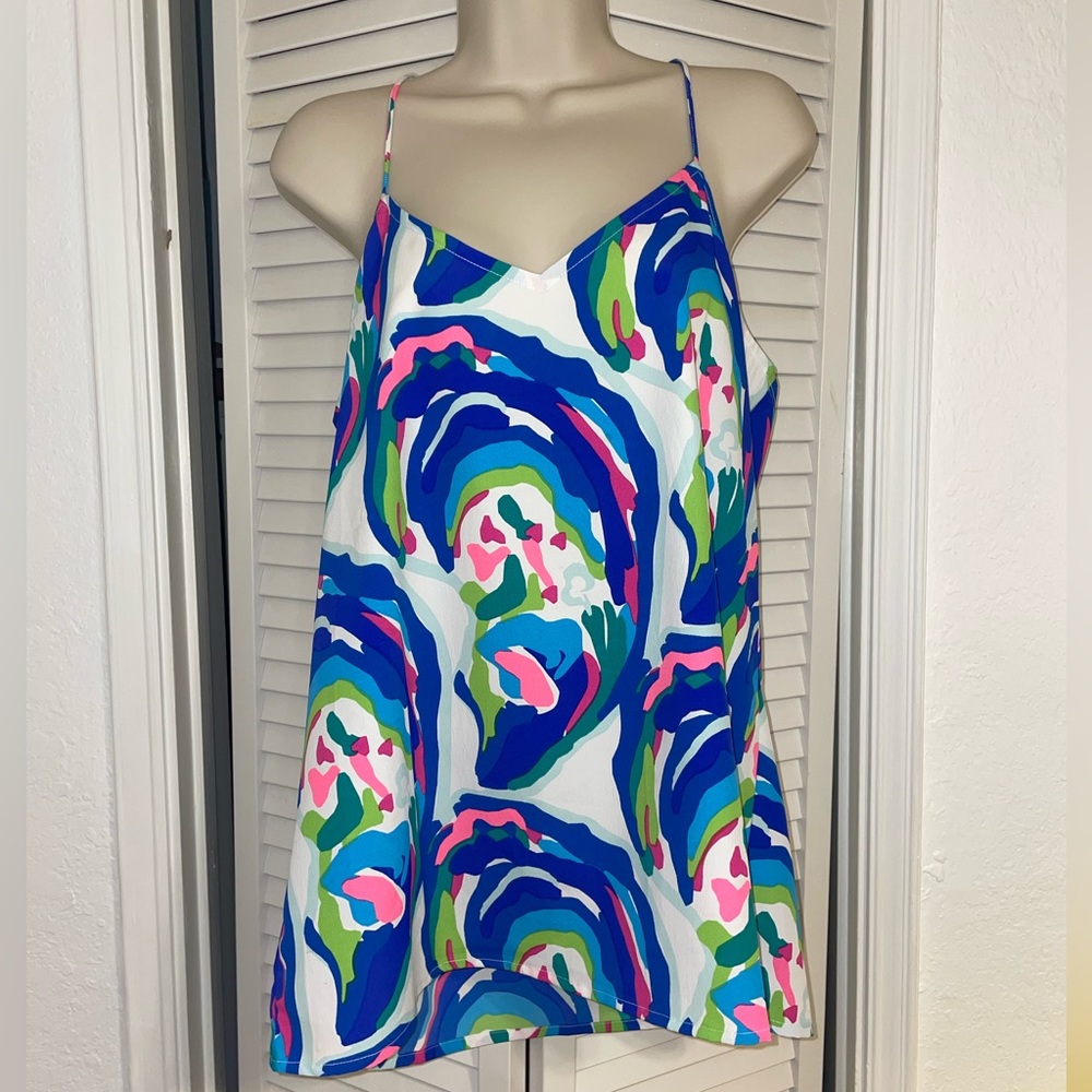 Southern Frock Lauren Tank in Oyster Print